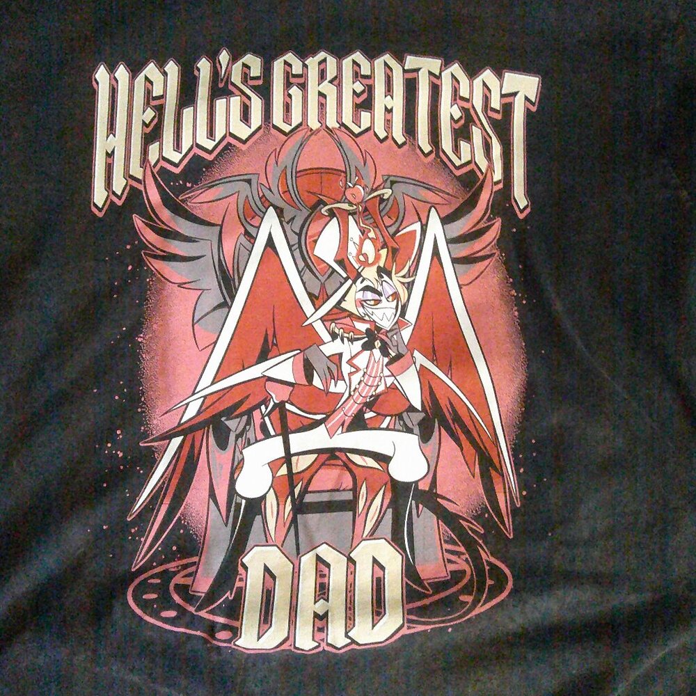 Unisex Hot Topic Hells Greatest Dad XL T Shirt-New With Tag